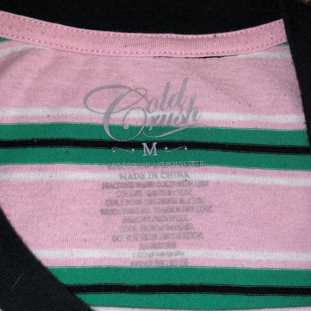 Stripped T-Shirt💗💚 - Picture 4 of 4